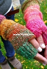 Camp Out Fingerless Mitts by tante ehm-English,French,German-Free