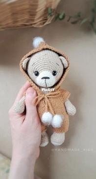 handmade kids world - Ksenia Kuchaeva - Ксения Кучаева - Bear Tim - Медвежонок Тим - any language