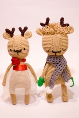Deer boy and girl