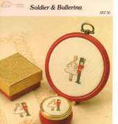 Framecraft set 30 card 121 - Soldier & Ballerina