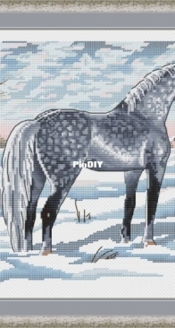 Winter Horse by Serafima Abramova