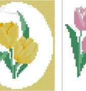 Alita designs - Yellow and pink tulips