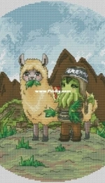 Cthulhu and the Llama by Alisa Okneas