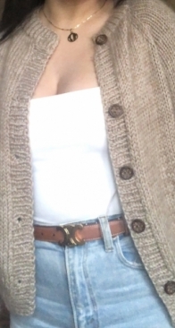 My first cardigan