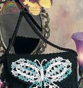 Maggie Petsch Chasalow- Butterfly Crochet Handbag- Free