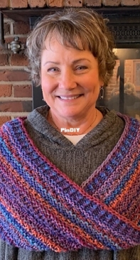Winterland  Cowl by Diane L. Augustin-Free