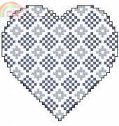 heart in blue