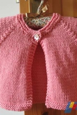 Cute As One Button Cardigan by Lisa Sisk / This is Knit-Free