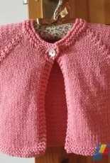 Cute As One Button Cardigan by Lisa Sisk / This is Knit-Free