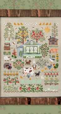 OwlForest Embroidery 0287-LD-B Summer in the Village PCS + XSD