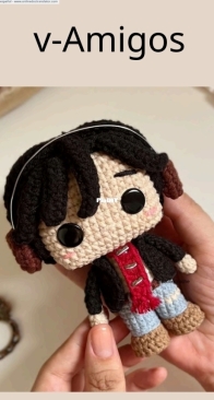 Azulie Crochet - Viviane Larangeiras - V Amigos - Spanish