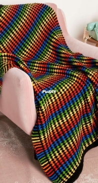 Tweedle Doo OGo Blanket by Red Heart Design Team - FREE