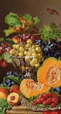 EstE 201 Still Life with Pumpkins and Grapes