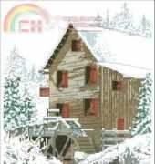 Stitchworld Xstitch Leaflet 03-153L Snowy Creek Mill