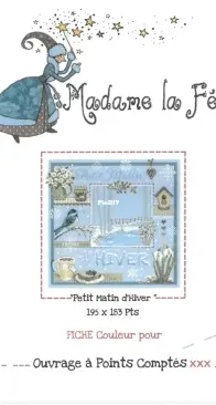 Madame La Fee 188 -  Petit Matin d' Hiver XSD+PAT