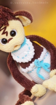 Varezhka Handmade - Julia Bazhina - Monkey Yuki - Russian