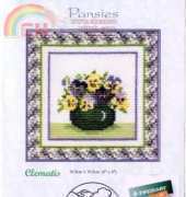 Derwentwater Designs FRL07 - Pansies