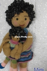 Seven Rainbows-MagdaLaine-Mimi with doll