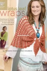 Annies Attic - Frances Hughes & Sue Childress - Lotus Leaf Wraps - 871102E