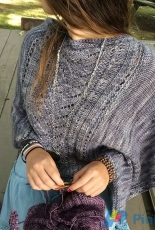 Denizen Poncho by Lynne Vogel-Free