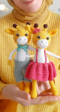 Ozgedesign - Pinch giraffe - Cimcime Zürafa - Turkish