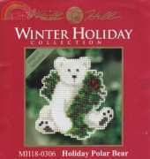 Mill Hill - Winter Holiday Collection MH18-0306 Holiday Polar Bear
