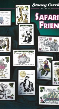 Stoney Creek Collection Book 503 Safari Friends XSD