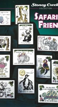 Stoney Creek Collection Book 503 Safari Friends XSD