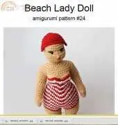 Stuff The Body - Natalia Osinska -  No 24 Beach lady doll