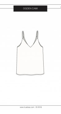 True Bias 6104 - Ogden Cami sizes 0-18 - English