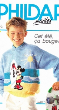Phildar Mailles No.202 Enfants Mickey Eté 1991 - French