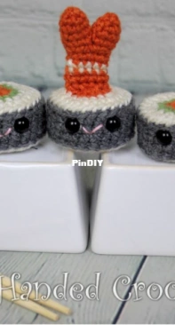 The Left-Handed Crocheter - Jennifer Adams - Sushi Rolls