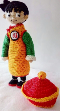 amigurumis de luna - Sue De Luna - Gohan DragonBall - Spanish