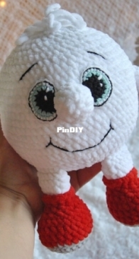 Melus little things - plush snowball - English