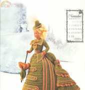 Annies Calendar Bed Doll Society - Victorian Lady Centennial -  Miss November 1993