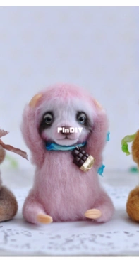 Anchutka toys - Anna Kudinova - Sloth - Russian
