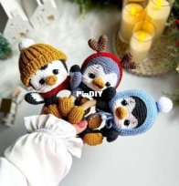 Amimitoys_lg - Tatyana Golik - Татьяна Голик - Rattle Penguin - Погремушка Пингви - Russian