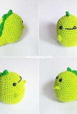 Toffoletta - Claudia Capriotti -  Little Dino amigurumi pattern - Free