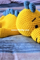 Amigurumis Patrigurumis - Dino pajamas Holder - Spanish - Free