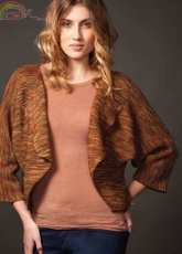 Batwing Sleeve Cardigan By Knitting Fever -free