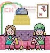 Knitting Friends - Lucie Heaton