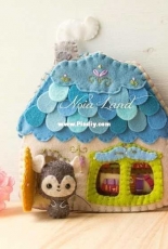 Noialand -  Mouse Soft Book - Felt pattern