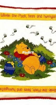 Designer Stitches - H26 - Pooh s Honeypot Cushion
