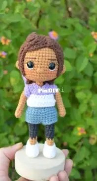 ngocnovi - Crochet Girl Doll 2 - English