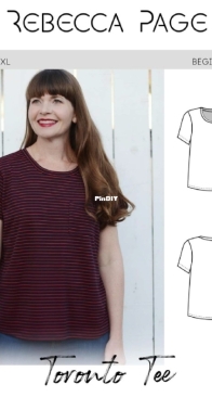 Rebecca - Page - Toronto Tee - Sizes XXS-5XL - Free