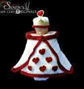 Sandys Cape Cod Originals - Sandy Powers - Queen Of Hearts Cocoon And Hat 532