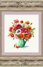 Sdelano S Lubovyu (Made With Love) CV-067 Garden poppies XSD
