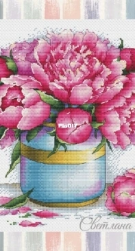 SA-Stitch - Bouquet of Peonies by Svetlana Sichkar