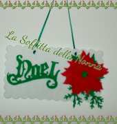 Christmas felt hanger