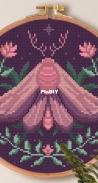 Stitch It Picasso - Pink Moth